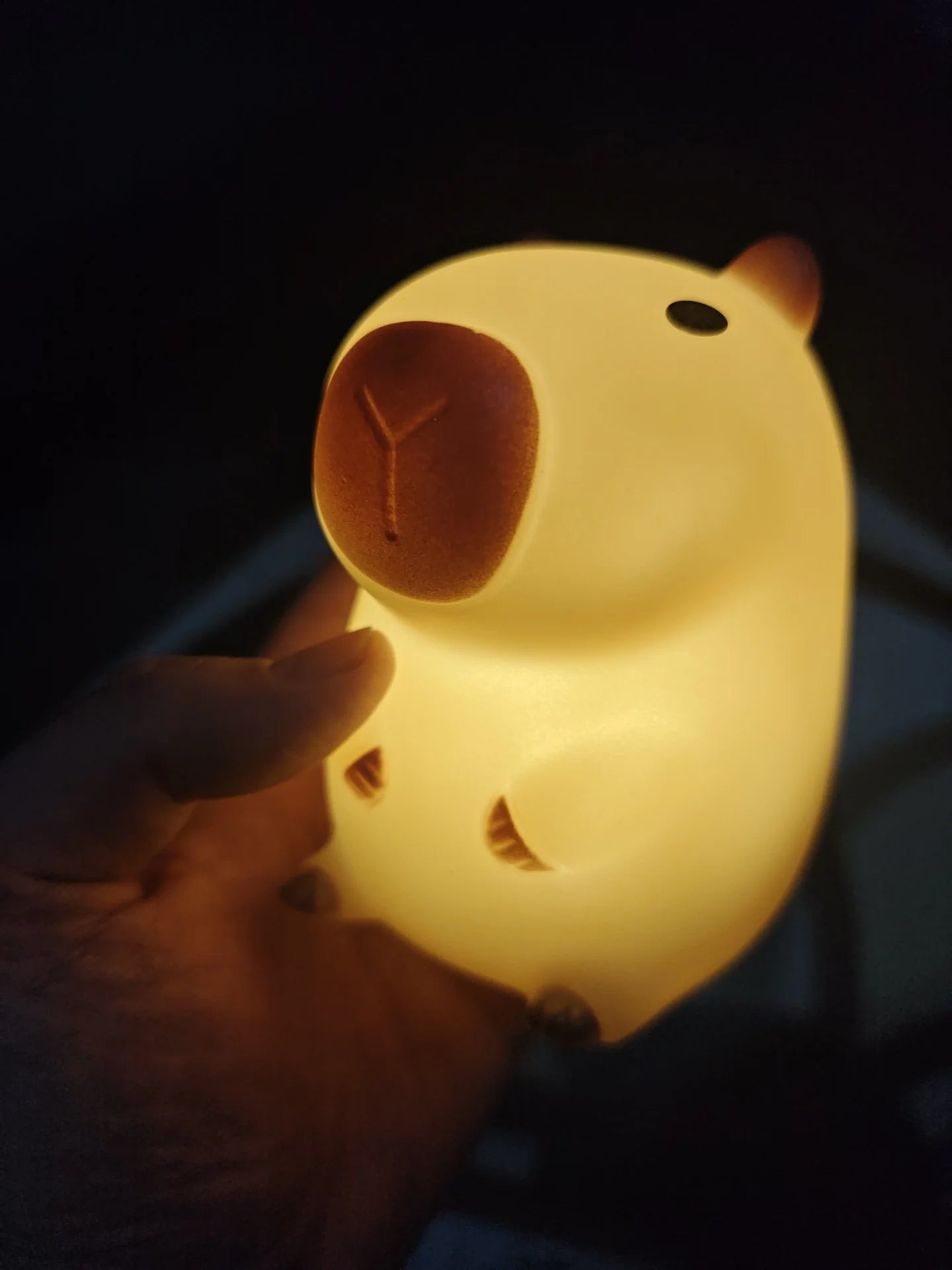 Cute Capybara Night Light - Soft Silicone, Cartoon Charm, Perfect for Kids' Rooms & Birthday Gifts!